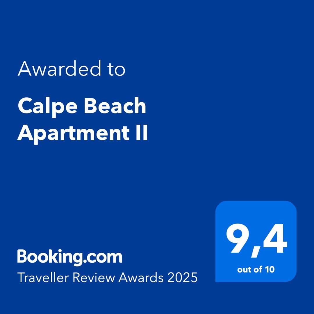 Calpe Beach Apartment II Turquesa Beach Ifach Exteriér fotografie